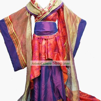 Ancient China Tang Dynasty Empress Clothing Complete Set