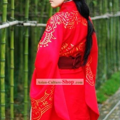 Ancient Chinese Han Dynasty Princess Wedding Clothing