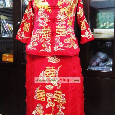 Traditional Chinese Xi Wedding Dress for Brides