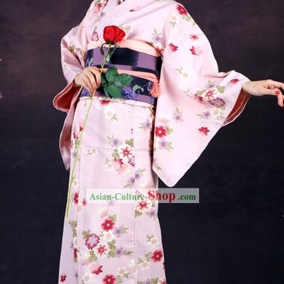 Japanese Classical Formal Kimono Clothing for Women