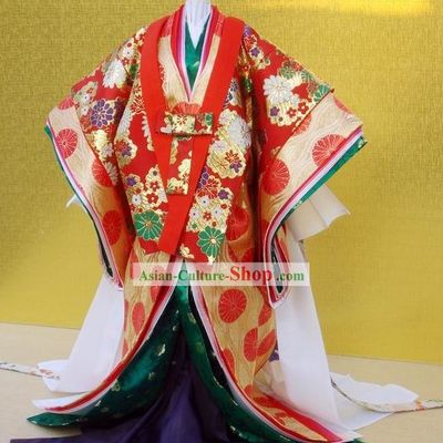 Ancient Japanese Empress Kimono Costumes for Women