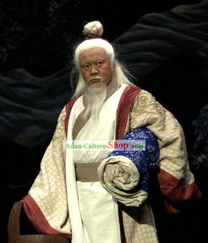 Ancient Chinese Ordinary People Clothes for Old Men