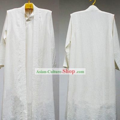 Daoist Priest White Kung Fu Uniform