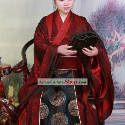 Ancient Han Dynasty  Emperor Wu Di Costumes or Confucius Costumes
