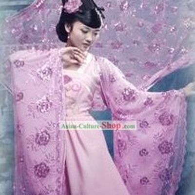 Ancient Chinese Purple Fairy Costumes