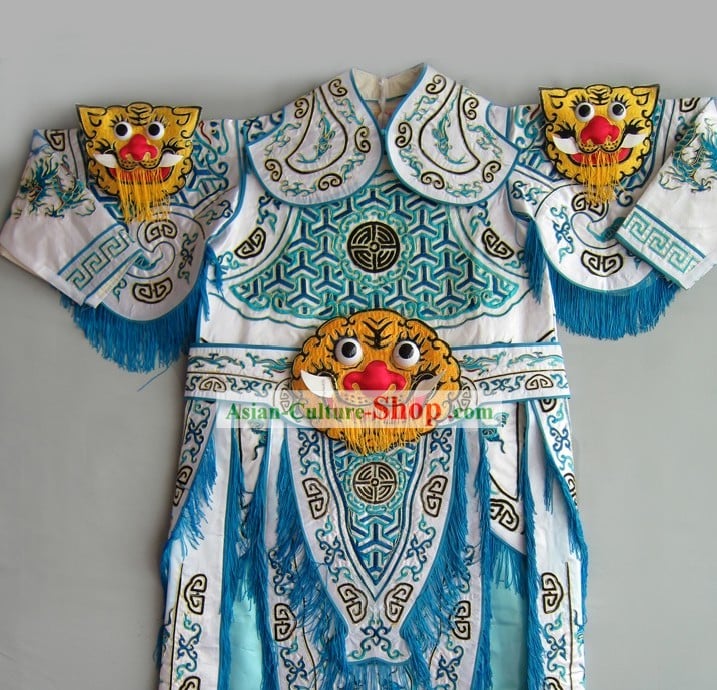 Ancient Chinese Embroidered Tiger Armor Costumes