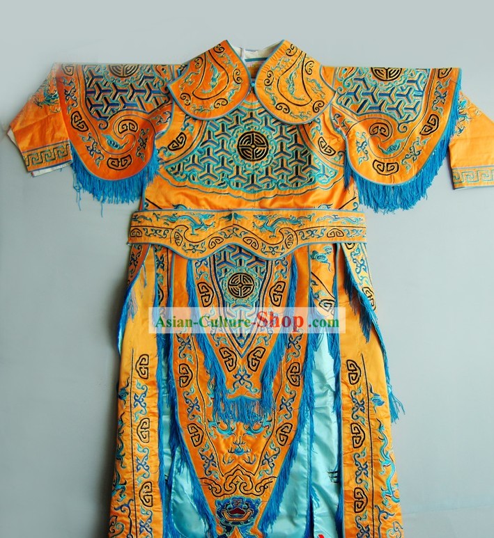 Ancient Chinese Embroidered Armor Costumes for Men