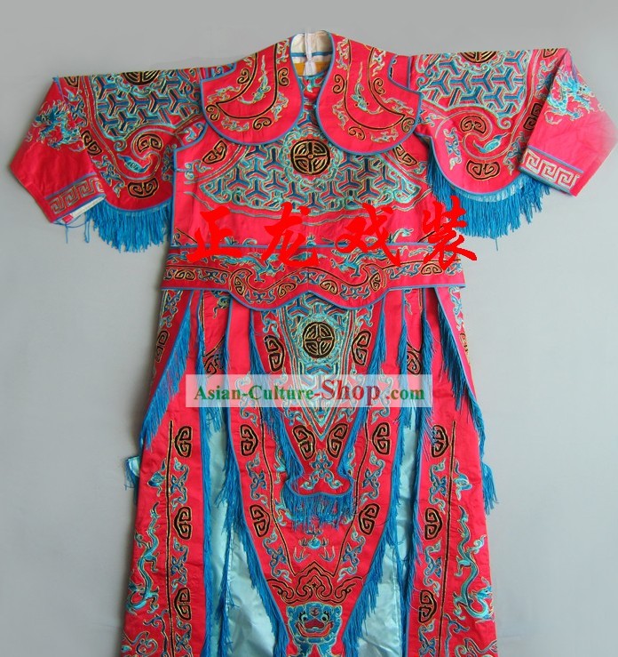 Ancient Chinese Embroidered Armor Costumes for Men
