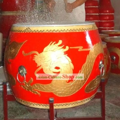 Traditional Chinese Water Splashing Dragon Drum