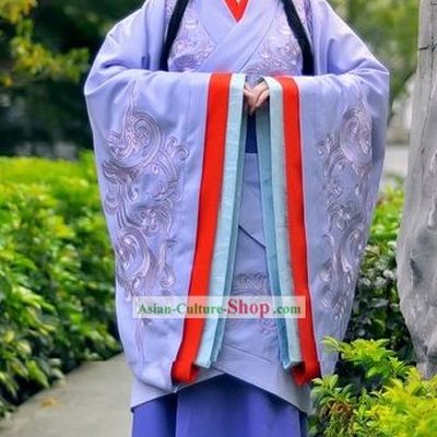 Ancient Chinese Princess Embroidered Flower Splendid Attire
