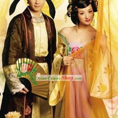 Tang Dynasty Husband and Wife Dresses 2 Complete Sets