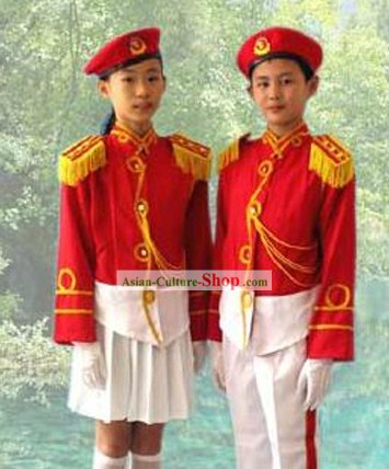Traditional Chinese School Band 2 Uniforms for Boys and Girls
