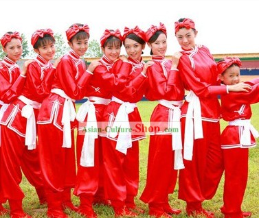 Traditional Chinese Dragon Dance Uniform for Women