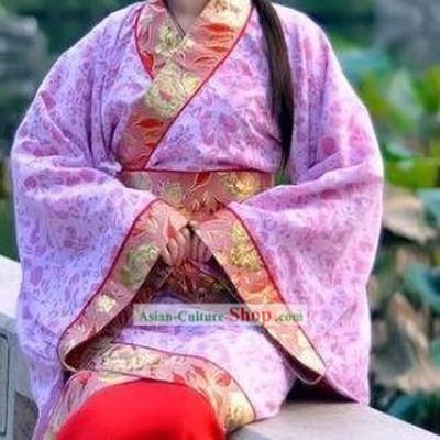 Ancient Chinese Han Dynasty Women Clothing Complete Set