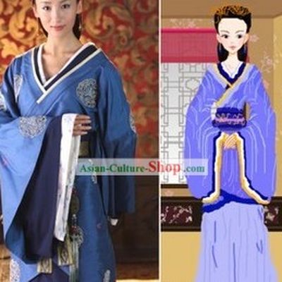 Ancient Chinese Palace Lady Costume Complete Set