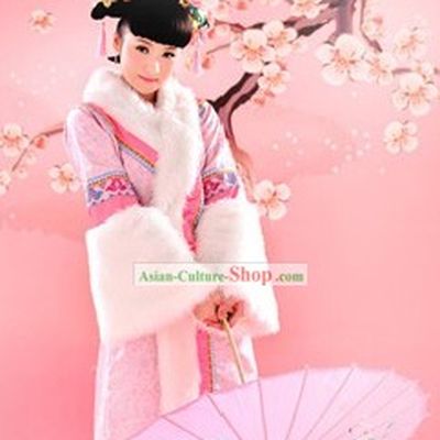 Ancient Chinese Qing Dynasty Princess Costume Complete Set