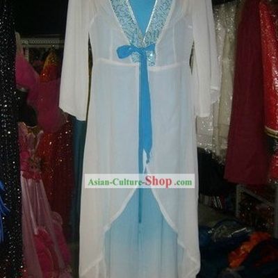 Chinese Classical Fan Dancing Costume for Women