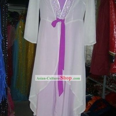 Color Transition Classical Fan Dance Costume for Women