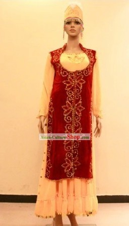 Traditional Chinese Mongolian Ethnic Dance Costumes for Women