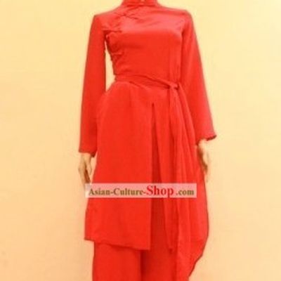 Chinese Red Classical Dancing Costume for Women