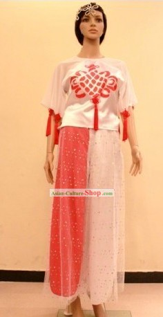Chinese Festival Celebration Classical Dancing Costume for Women