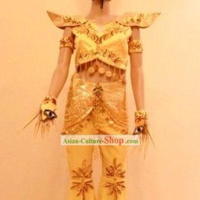 Ancient Chinese Palace Dance Costume and Accessories for Women