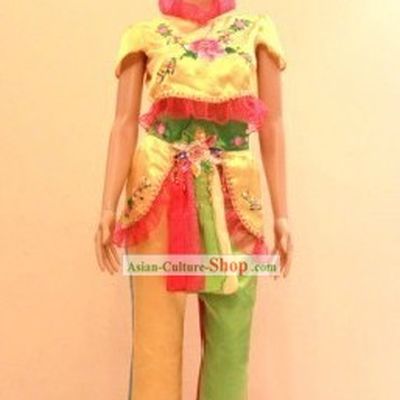 Traditional Chinese Han Ethnic Dance Costumes for Women