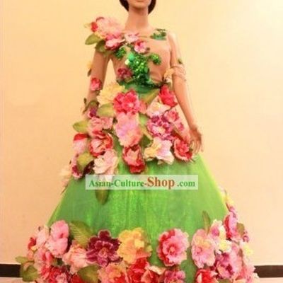 Happy Event Celebrations Flower Dance Costumes for Women