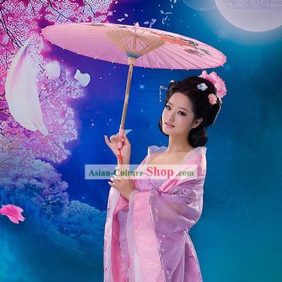 Ancient Chinese Bride Wedding Dress with Long Tail