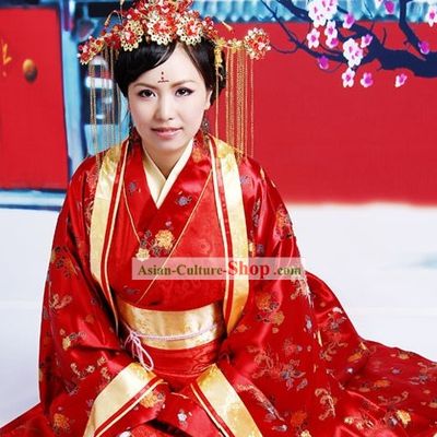 Chinese Classical Brides Phoenix Wedding Dress