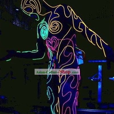 Electric LED Lights Luminous Dance Costumes