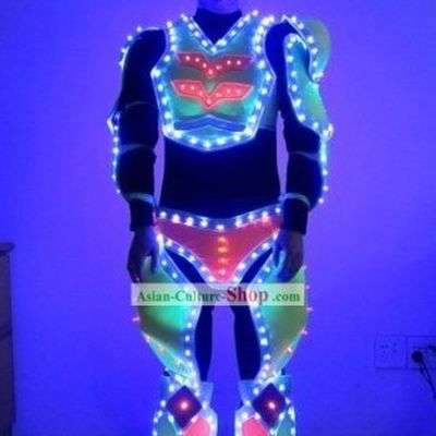 Custom Made Electric LED Lights Luminous Dancing Costumes