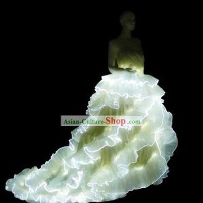 Custom Made Electric LED Lights Luminous Dancing Costumes