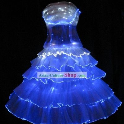 Custom Made Electric LED Lights Luminous Dancing Costumes