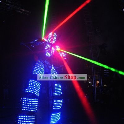 Custom Made Electric LED Lights Illuminate Dancing Costumes