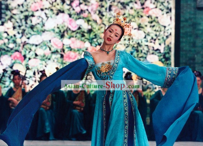 House of Flying Daggers Dancer Costume and Headpiece