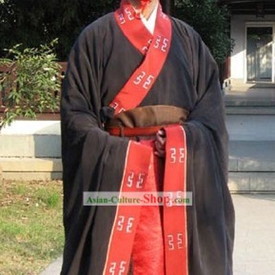 Ancient Chinese Government Official Costume and Hat