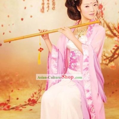 Traditional Chinese Tea Art Master Costume Complete Set
