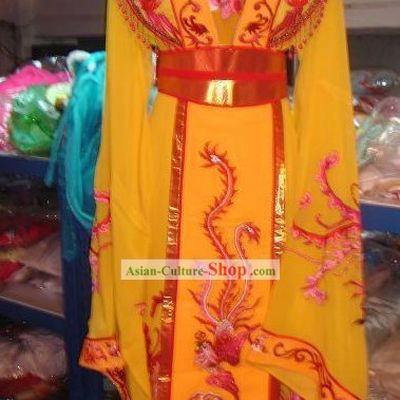 Ancient Chinese Empress Embroidered Phoenix Costumes
