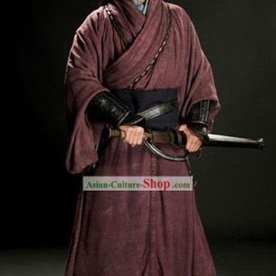 Three Kingdoms General Lv Bu Costumes Complete Set for Men
