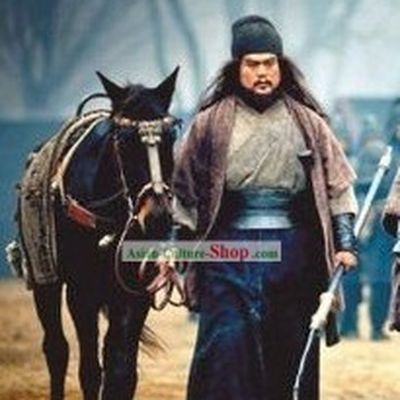 Three Kingdoms General Zhang Fei Costumes Complete Set for Men