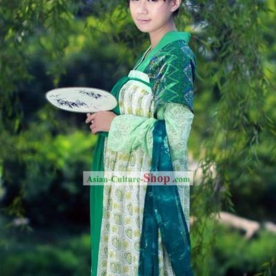 Traditional Tang Dynasty Female Clothing Complete Set