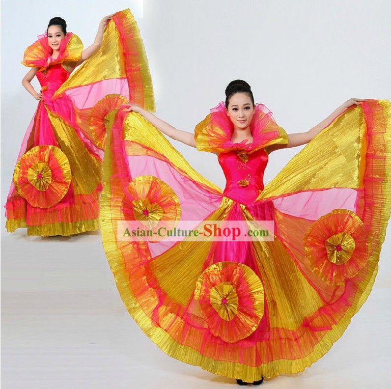 Traditional Flower Dance Costume for Women