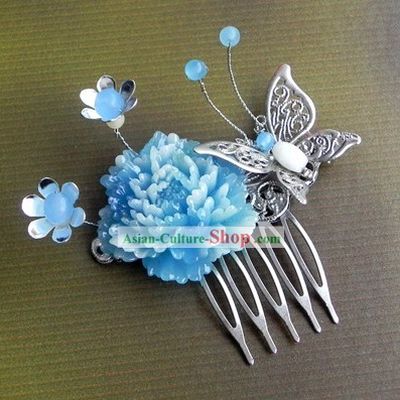Traditional Chinese Handmade Butterfly Flower Hairpin