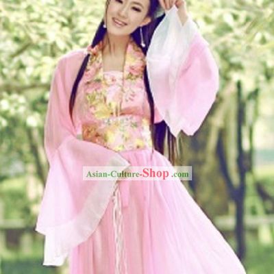 Ancient Chinese Pink Beauty Costumes