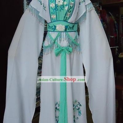 White Opera Dancing Costumes Complete Set for Women