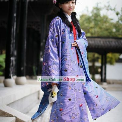 Ancient Chinese Ming Dynasty Lady Clothing Three Pieces Set