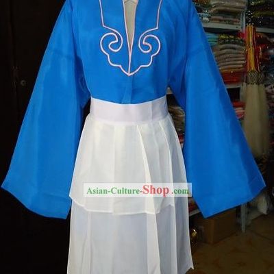 Ancient Chinese Waiter Costume and Hat
