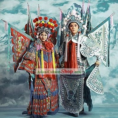 Beijing Opera Love Hua Dan and Wu Sheng Two Complete Sets for Men and Women