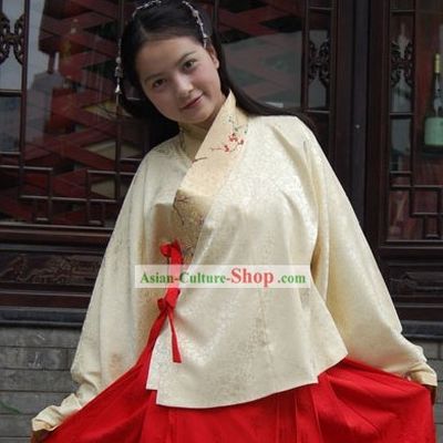 Ancient Chinese Ming Dynasty Hanfu Clothing for Women